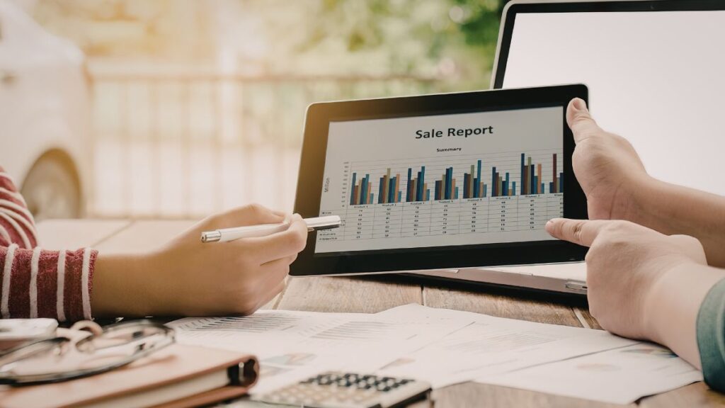 panel de informes de ventas en software TPV para hostelería