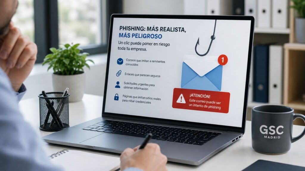 Concienciación sobre phishing y seguridad informática para empresas