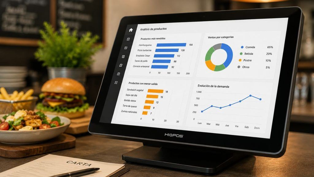 Informes de TPV para analizar los productos más vendidos y su evolución en hostelería