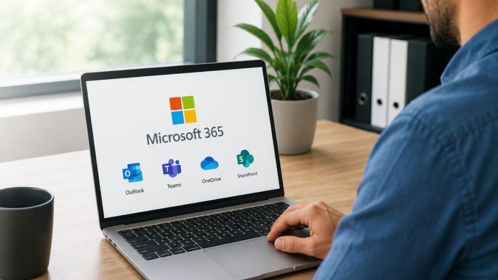 Microsoft 365 para empresas en Madrid con Outlook, Teams, OneDrive y SharePoint