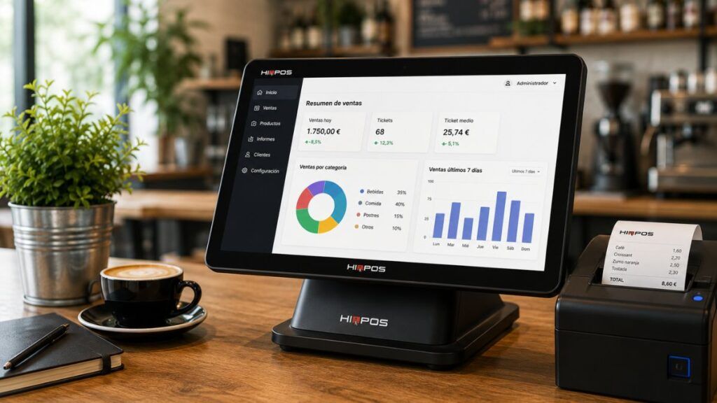 Software TPV Hiopos para la gestión y control del negocio