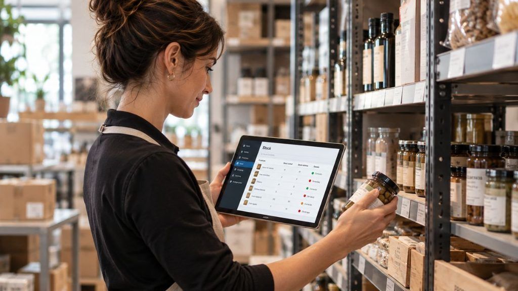 Control de stock para anticipar la reposición de productos en un comercio