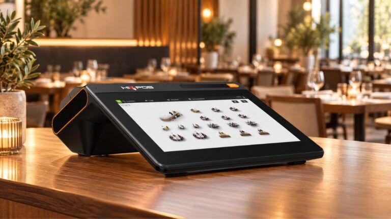 Terminal HIOPOS GO+ para la gestión de negocios de hostelería